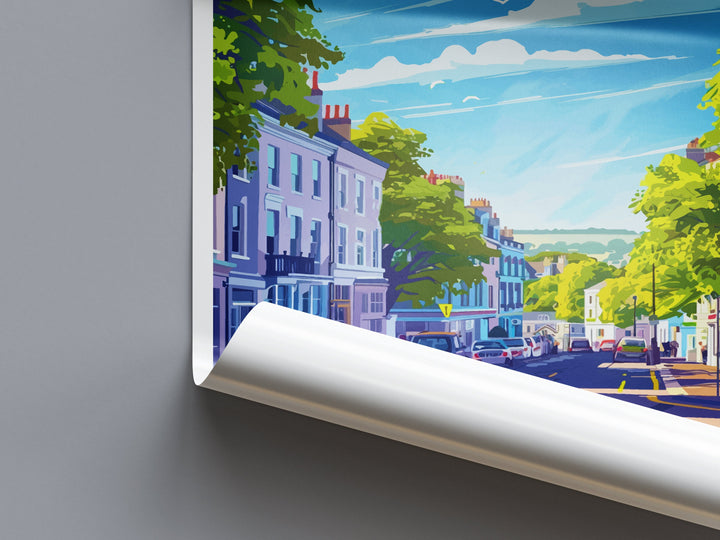 Cheltenham Travel Print Wall Art Cheltenham Wall Hanging Home Décor Cheltenham Gift Art Lovers England Art Lover Gift Cheltenham Art