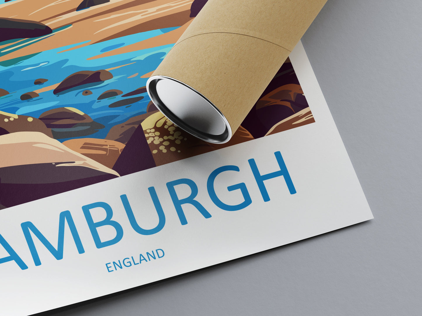 Bamburgh Castle Travel Print Wall Art Bamburgh Castle Wall Hanging Home Décor Bamburgh Castle Gift Art Lovers England Art Lover Gift