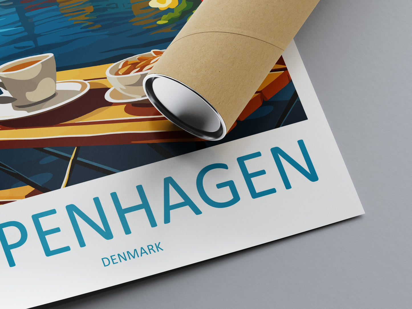 Copenhagen Travel Print Wall Art Copenhagen Wall Hanging Home Décor Copenhagen Gift Art Lovers Denmark Art Lover Gift Copenhagen Wall Décor