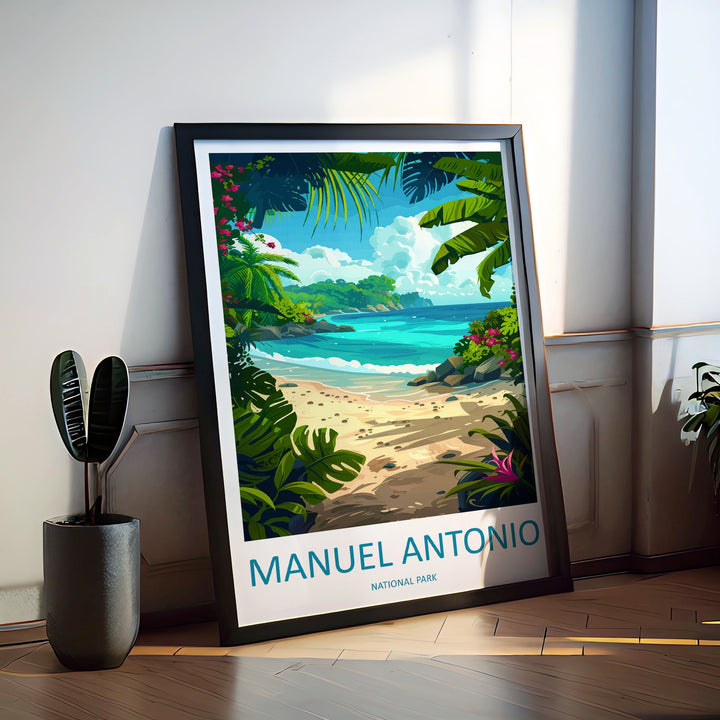 Manuel Antonio Park Travel Print Wall Art Manuel Antonio Wall Hanging Home Décor Costa Rica Gift Art Lovers Wall Art Manuel Antonio Print