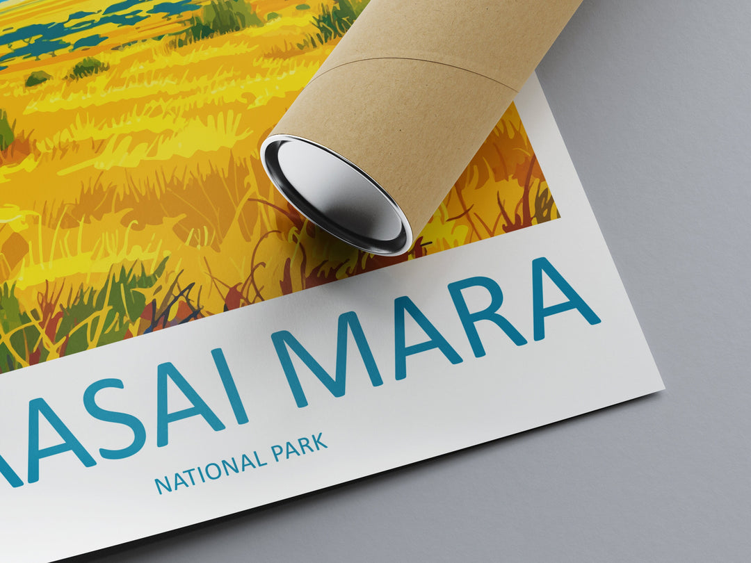 Masai Mara Travel Print Wall Art Masai Mara Wall Hanging Home Décor Masai Mara Gift Art Lovers Kenya Art Lover Gift Kenya Travel Print