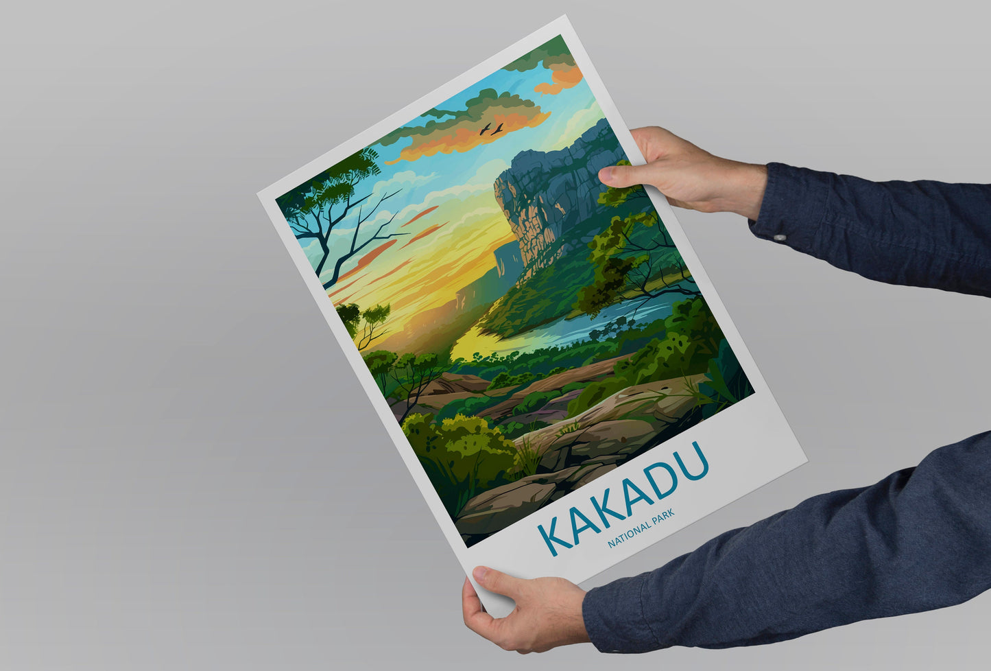 Kakadu National Park Travel Print Wall Art Kakadu Wall Hanging Home Décor Kakadu Gift Art Lovers Wall Art Australia Travel Print