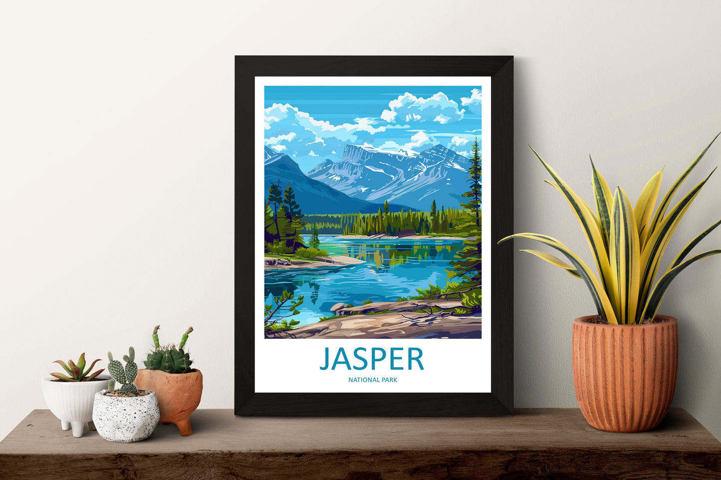 Jasper National Park Travel Print Wall Art Jasper National Park Wall Hanging Home Décor Jasper National Park Gift Art Lovers Canada Art Gift