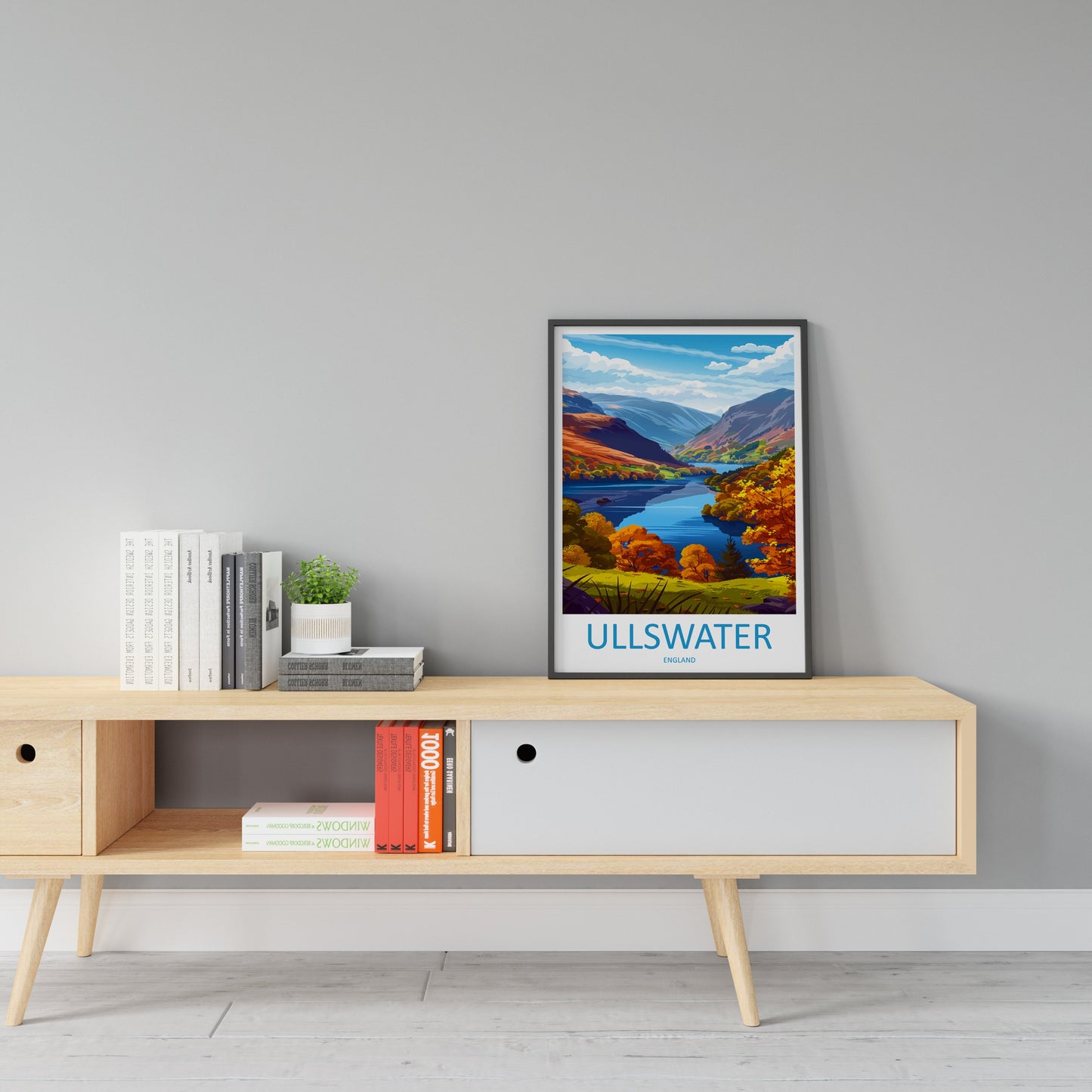 Ullswater Travel Print Wall Art Ullswater Wall Hanging Home Decoration Ullswater Gift Art Lovers Wall Art Print Art Ullswater Travel Art