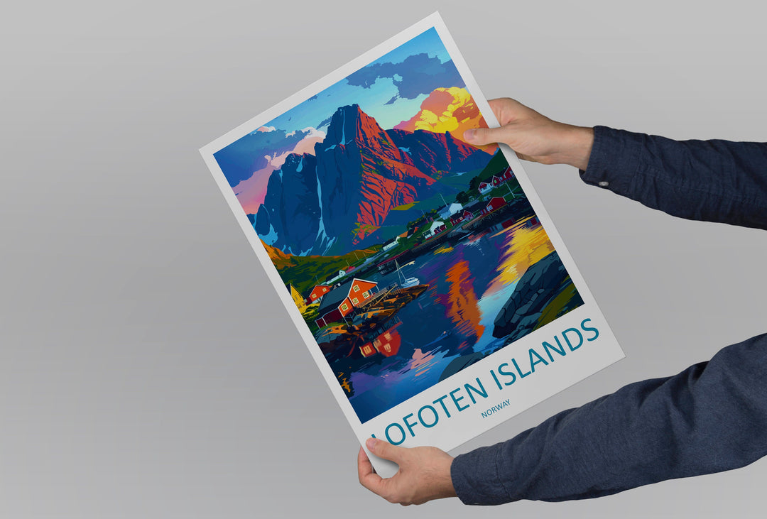 Lofoten Islands Travel Print Lofoten Home Décor Lofoten Islands Art Print Norwegian Wall Print For Lofoten Gift Wall Hanging Lofoten Artwork