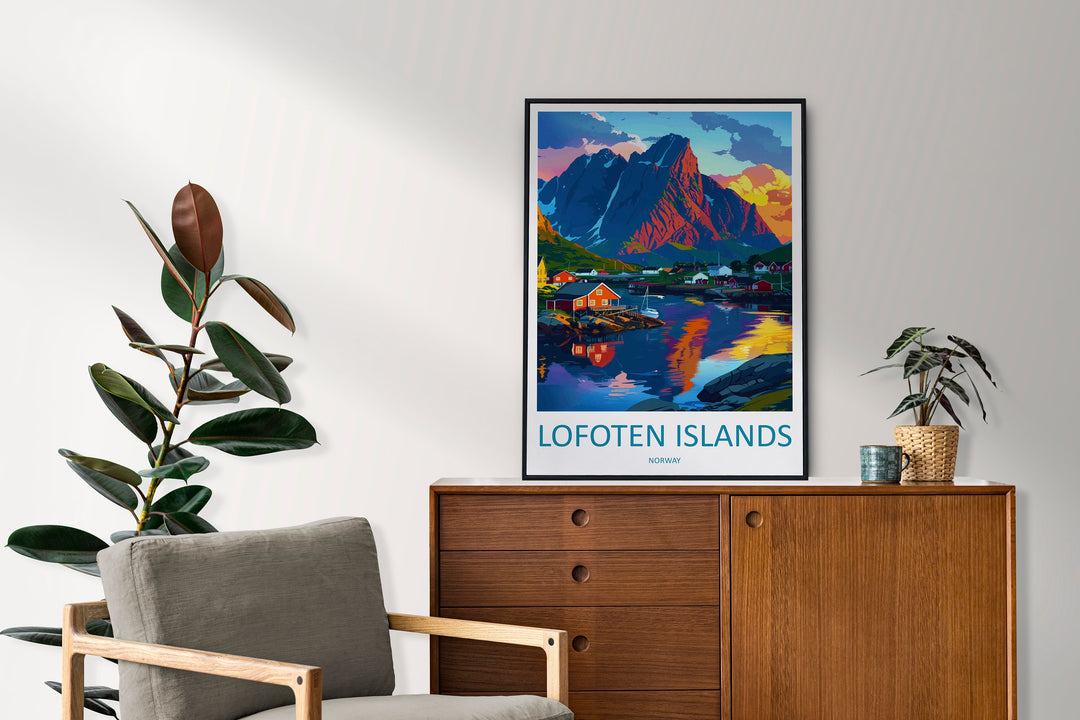 Lofoten Islands Travel Print Lofoten Home Décor Lofoten Islands Art Print Norwegian Wall Print For Lofoten Gift Wall Hanging Lofoten Artwork