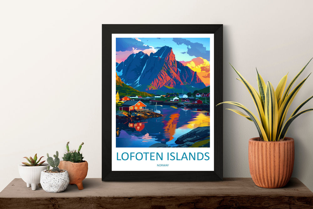 Lofoten Islands Travel Print Lofoten Home Décor Lofoten Islands Art Print Norwegian Wall Print For Lofoten Gift Wall Hanging Lofoten Artwork