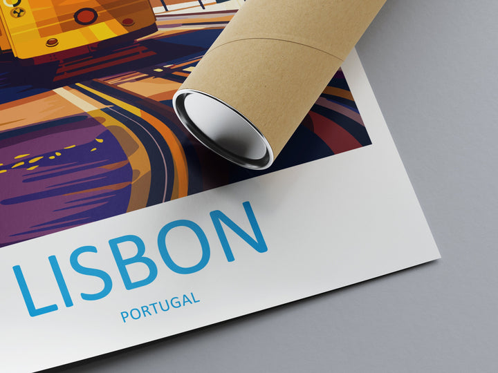 Lisbon Travel Print Wall Art Lisbon Wall Hanging Home Décor Lisbon Gift Art Lovers Portugal Art Lover Gift Lisbon Poster
