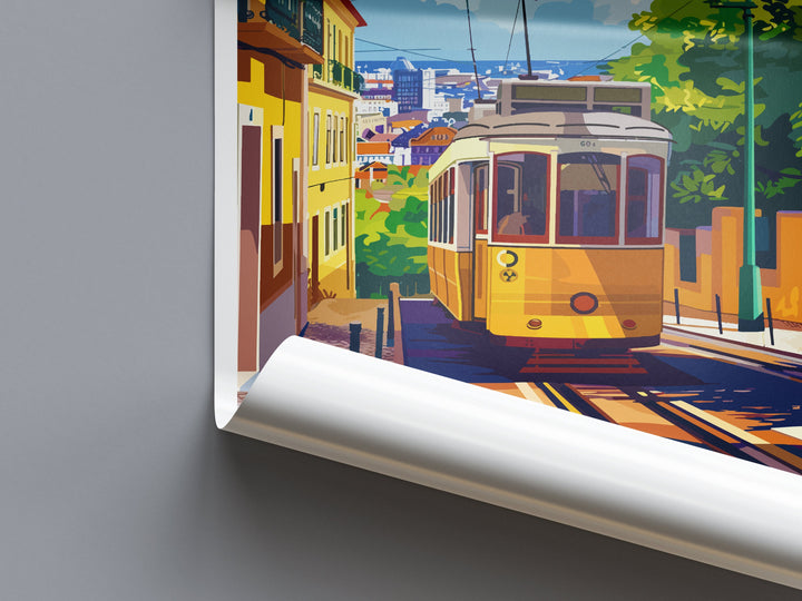 Lisbon Travel Print Wall Art Lisbon Wall Hanging Home Décor Lisbon Gift Art Lovers Portugal Art Lover Gift Lisbon Poster