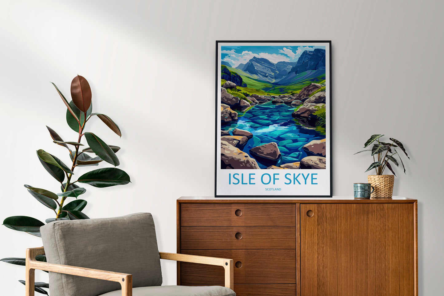 Isle of Skye Print Isle of Skye Home Decor Landscape Art Print Isle of Skye Wall Art for Scotland Enthusiast Gift Wall Hanging Isle of Skye