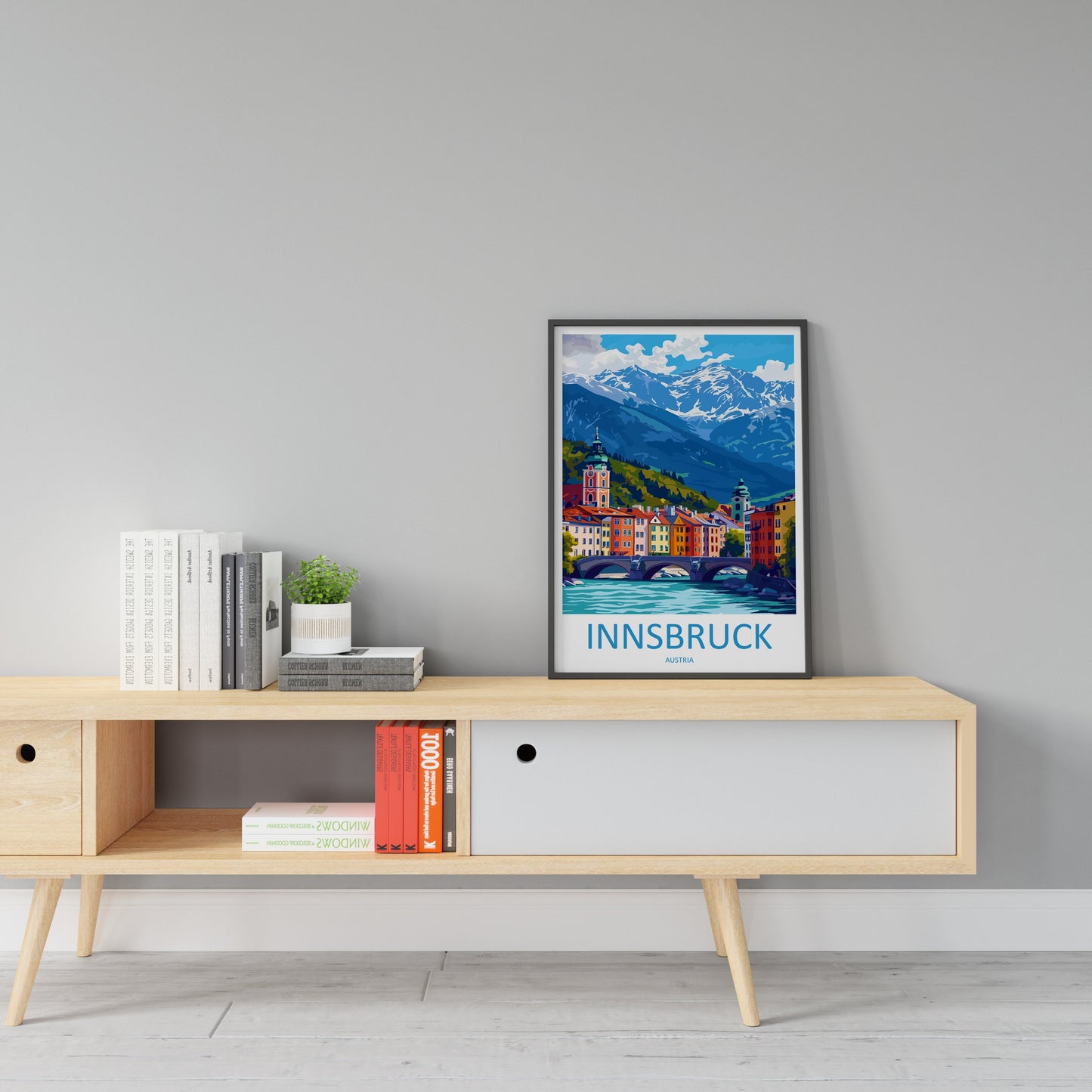 Innsbruck Print Innsbruck Home Decor Landscape Art Print Innsbruck Wall Art for Austria Enthusiast Gift Wall Hanging Innsbruck Austria Print