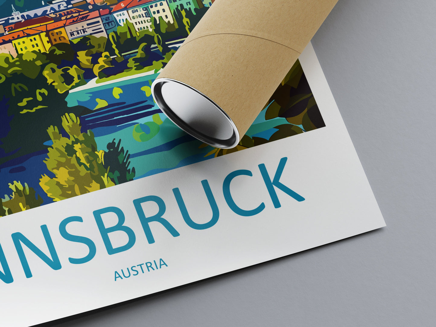 Innsbruck Print Innsbruck Home Decor Landscape Art Print Innsbruck Wall Art for Austria Enthusiast Gift Wall Hanging Innsbruck Austria Print