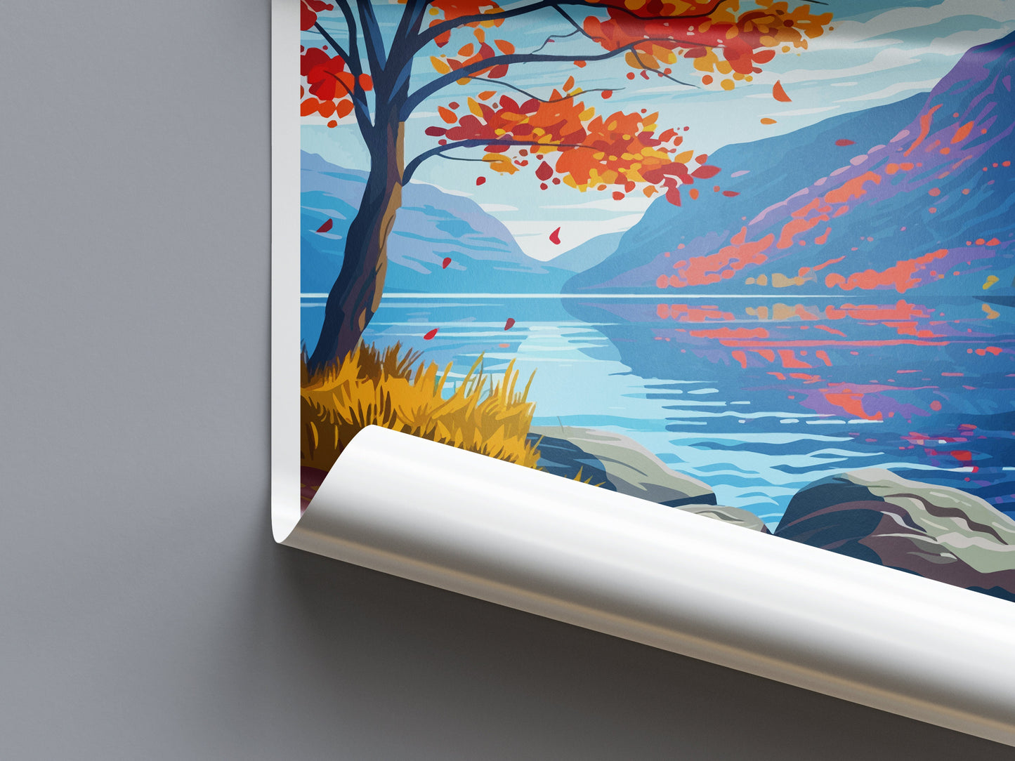 Loch Ness Print Loch Ness Home Décor Landscape Art Print Loch Ness Wall Art for Scotland Enthusiast Gift Wall Hanging Loch Ness Scotland Art