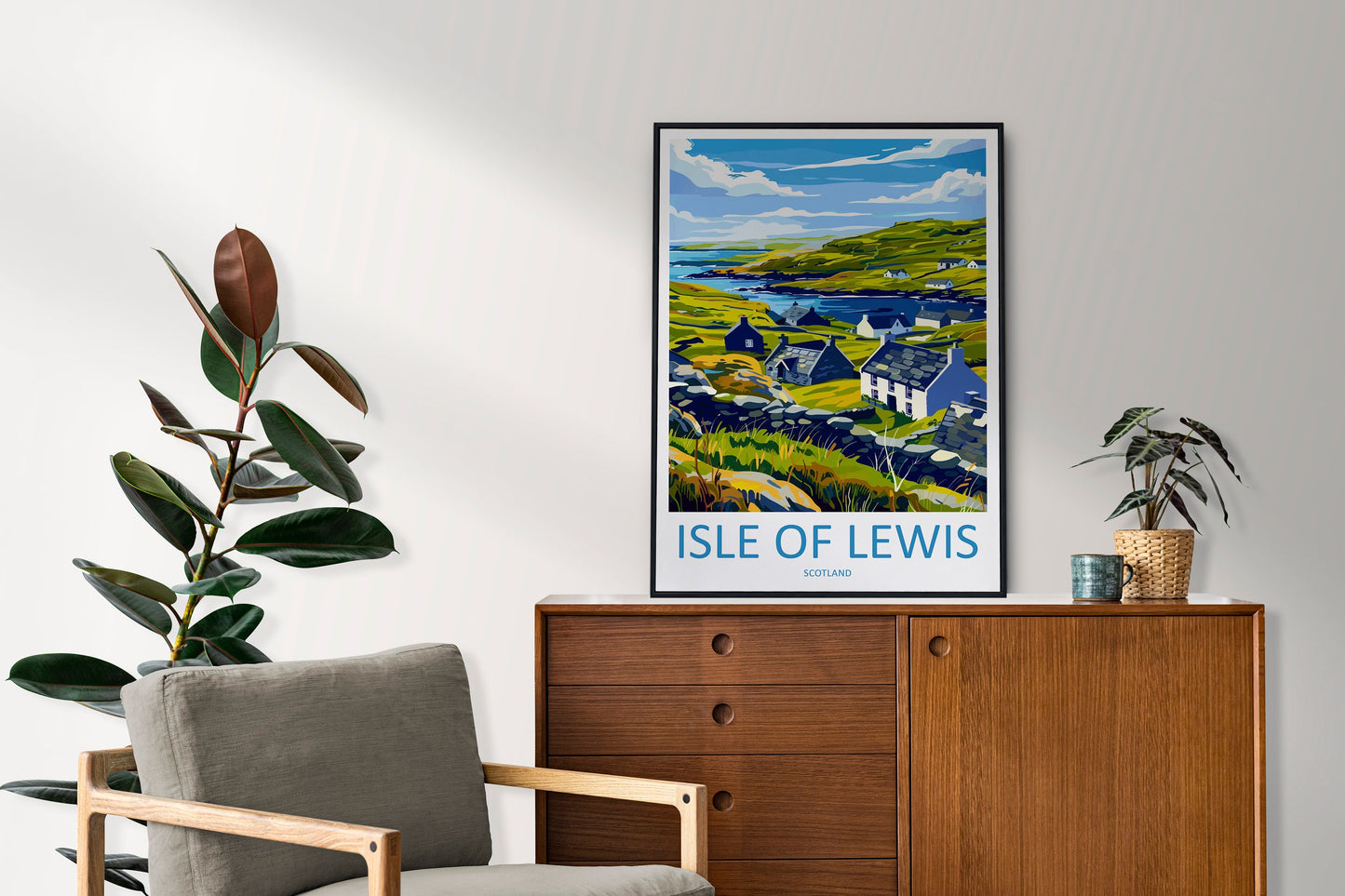 Isle Of Lewis Travel Print Wall Art Isle Of Lewis Wall Hanging Home Décor Isle Of Lewis Gift Art Lovers Scotland Art Lover Gift Isle Poster