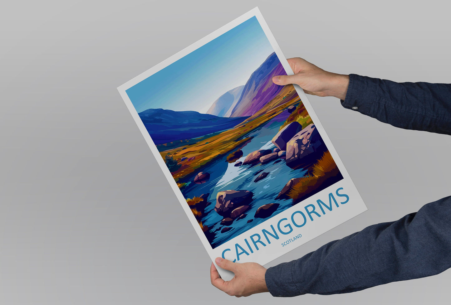 Cairngorms Print Cairngorms Home Decor Landscape Art Print Cairngorms Wall Art for Scotland Enthusiast Gift Wall Hanging Cairngorms Scotland