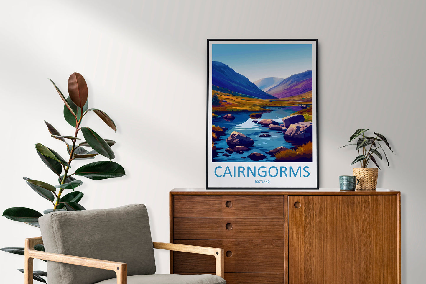 Cairngorms Print Cairngorms Home Decor Landscape Art Print Cairngorms Wall Art for Scotland Enthusiast Gift Wall Hanging Cairngorms Scotland