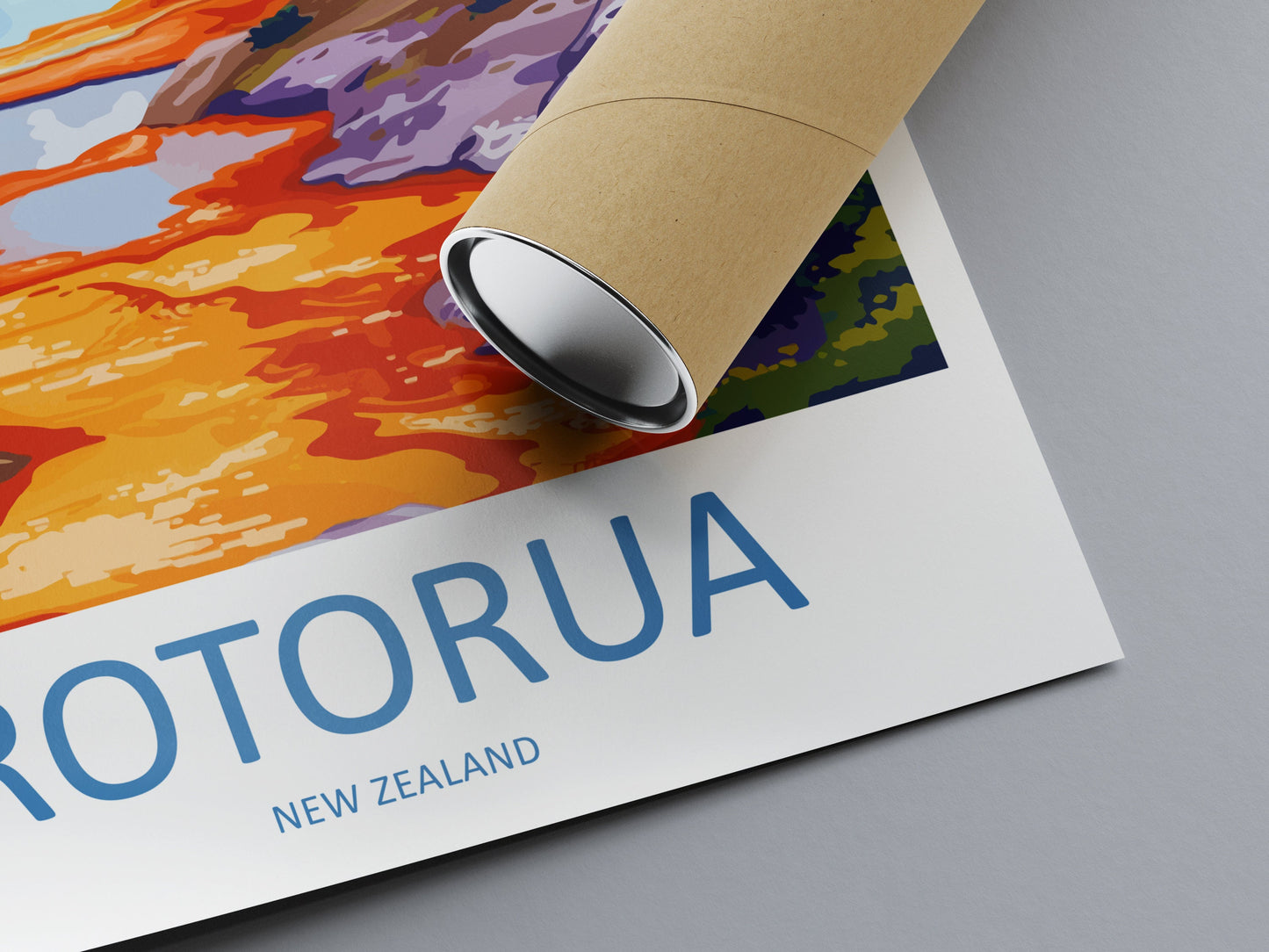 Rotorua Travel Print Wall Art Rotorua Wall Hanging Home Décor Rotorua Gift Art Lovers New Zealand Art Lover Gift Print Rotorua Wall Art