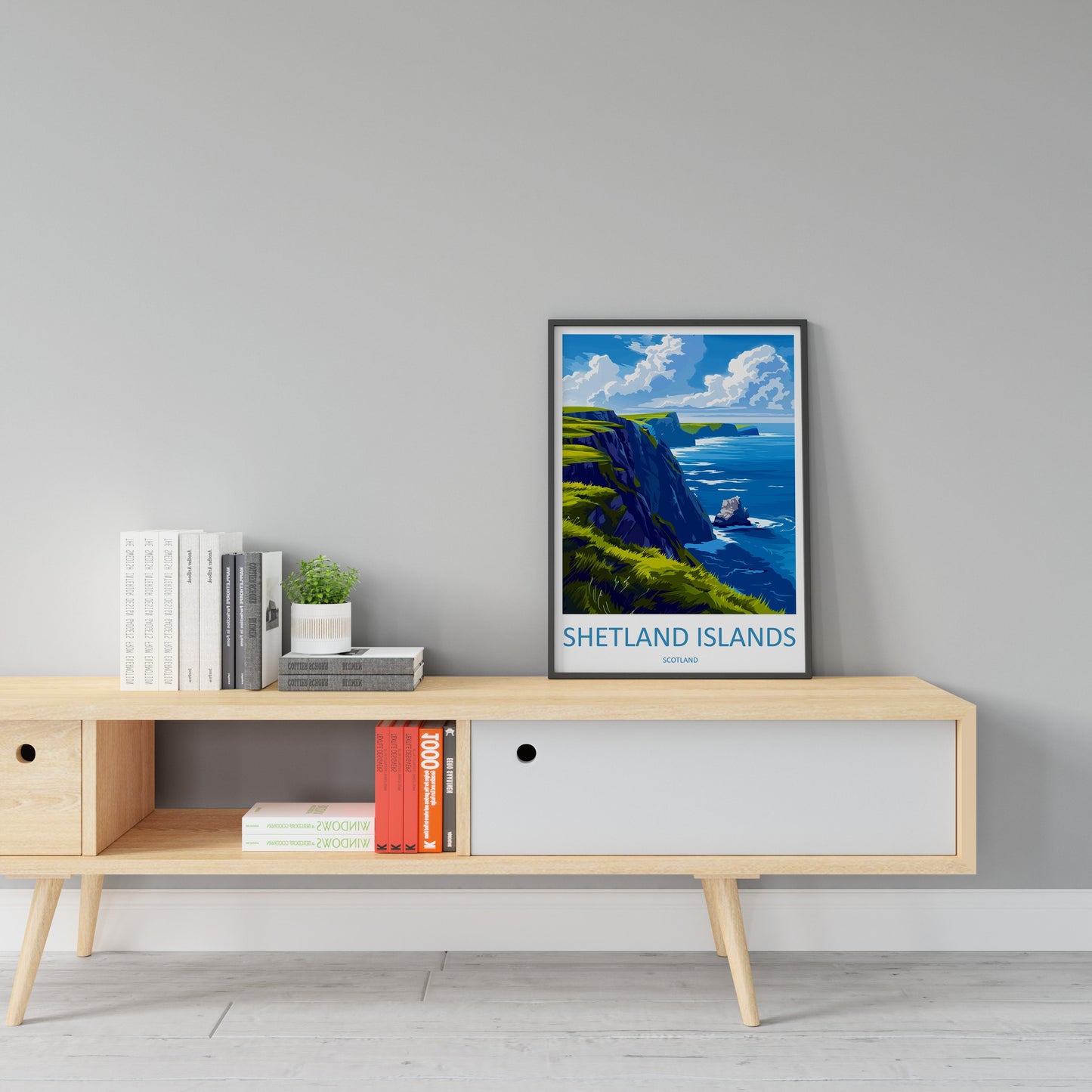 Shetland Travel Print Shetland Home Décor Scotland Art Print Shetland Wall Print For Shetland Gift Wall Hanging Scottish Islands Shetland