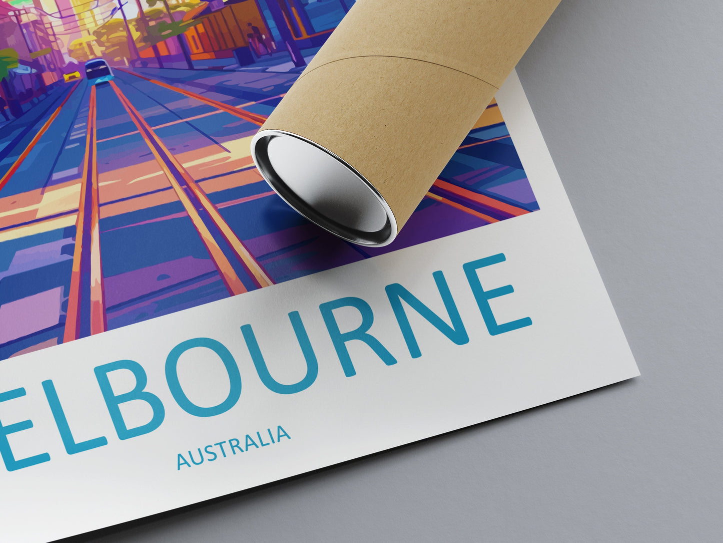 Melbourne Travel Print Wall Art Melbourne Wall Hanging Home Décor Melbourne Gift Art Lovers Wall Art Australia Travel Print