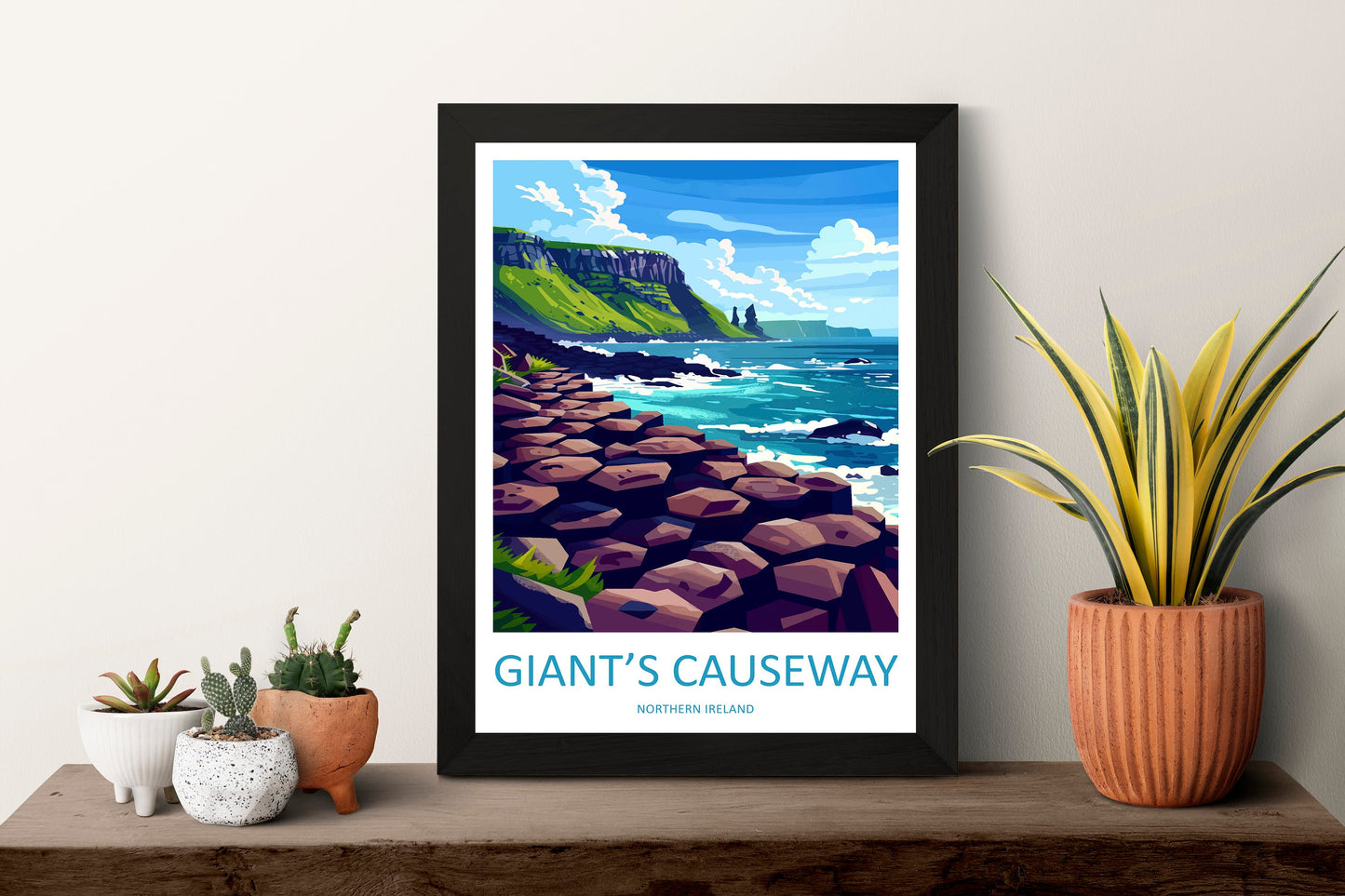 Giant's Causeway Print Giant's Causeway Home Décor Landscape Print Giant's Causeway Wall Art Northern Ireland Enthusiast Gift Wall Hanging