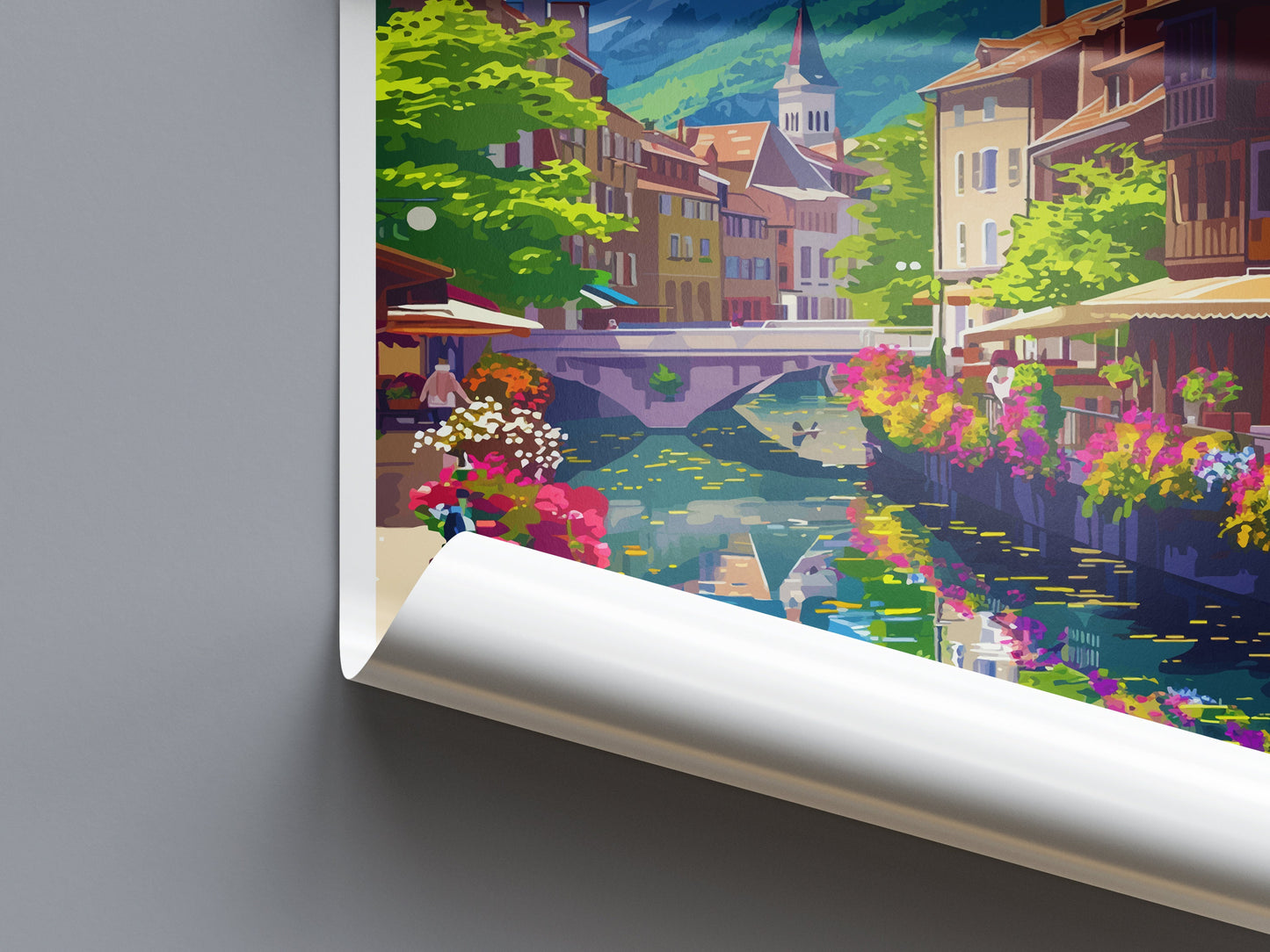 Annecy Travel Print Wall Art Annecy Wall Hanging Home Decoration Annecy Gift Art Lovers Wall Art Print Art Annecy Wall Hanging Poster Annecy