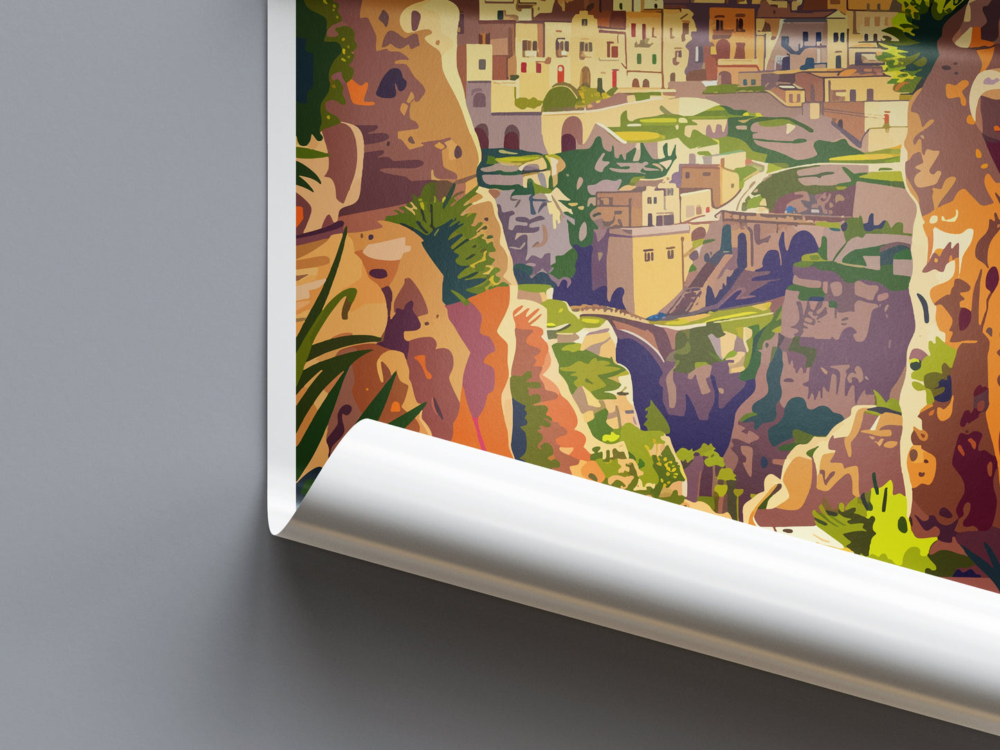Matera Travel Print Wall Art Matera Wall Hanging Home Décor Matera Gift Art Lovers Italy Art Lover Gift Matera Print Matera Travel Gift Art