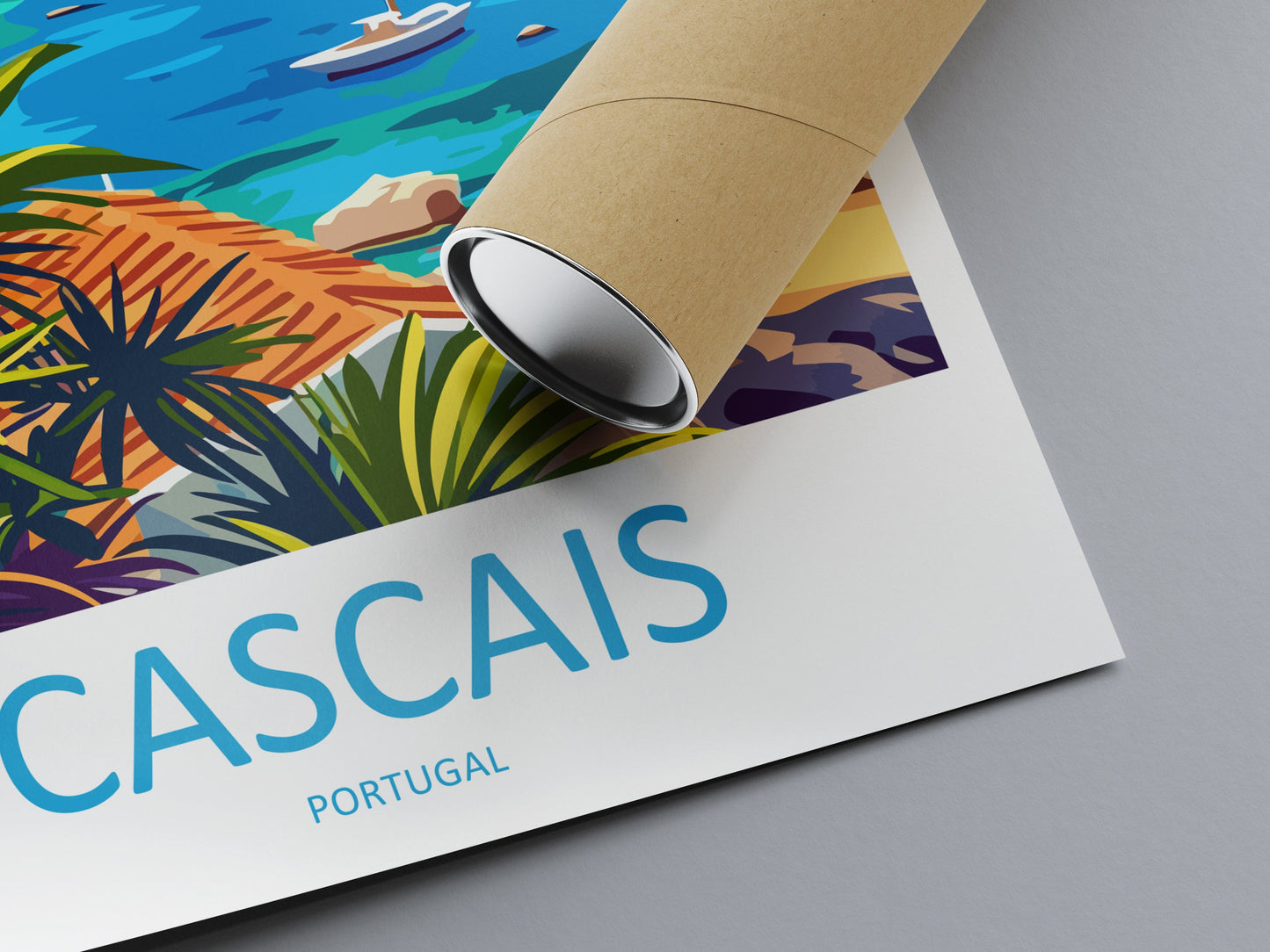 Cascais Travel Print Wall Art Cascais Wall Hanging Home Décor Cascais Gift Art Lovers Portugal Art Lover Gift Cascais Wall Décor