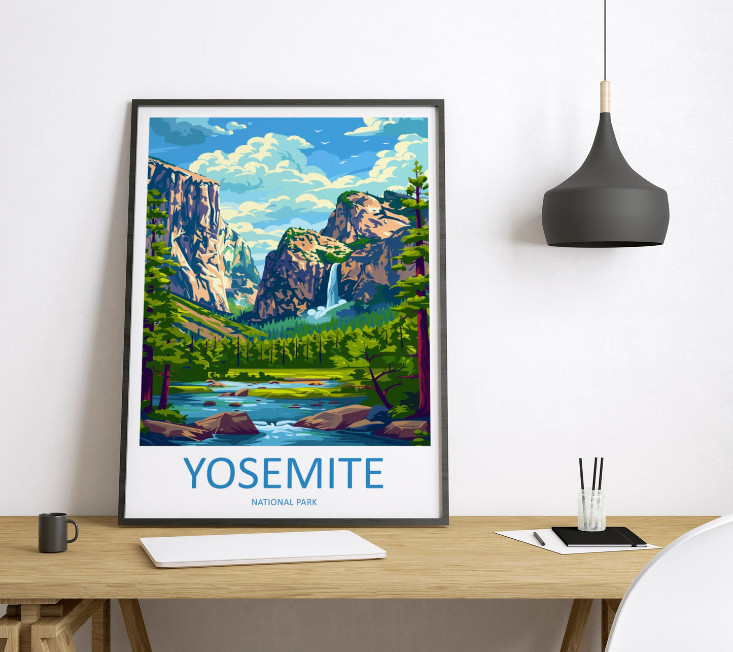 Yosemite Travel Print Wall Art Yosemite Wall Hanging Home Decor National Park Gift Yosemite Lovers National Park Wall Yosemite National Park