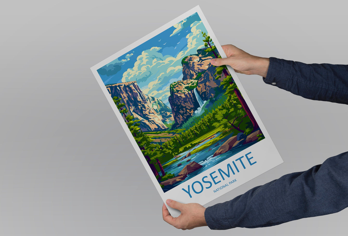 Yosemite Travel Print Wall Art Yosemite Wall Hanging Home Decor National Park Gift Yosemite Lovers National Park Wall Yosemite National Park