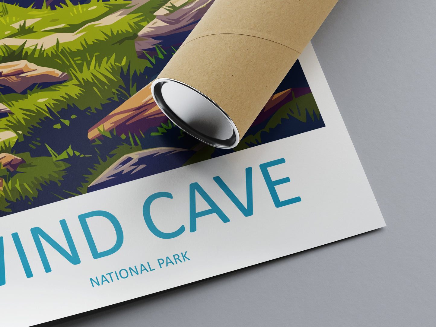 Wind Cave National Park Travel Print Wall Art Wind Cave National Park Wall Hanging Home Décor Wind Cave National Park