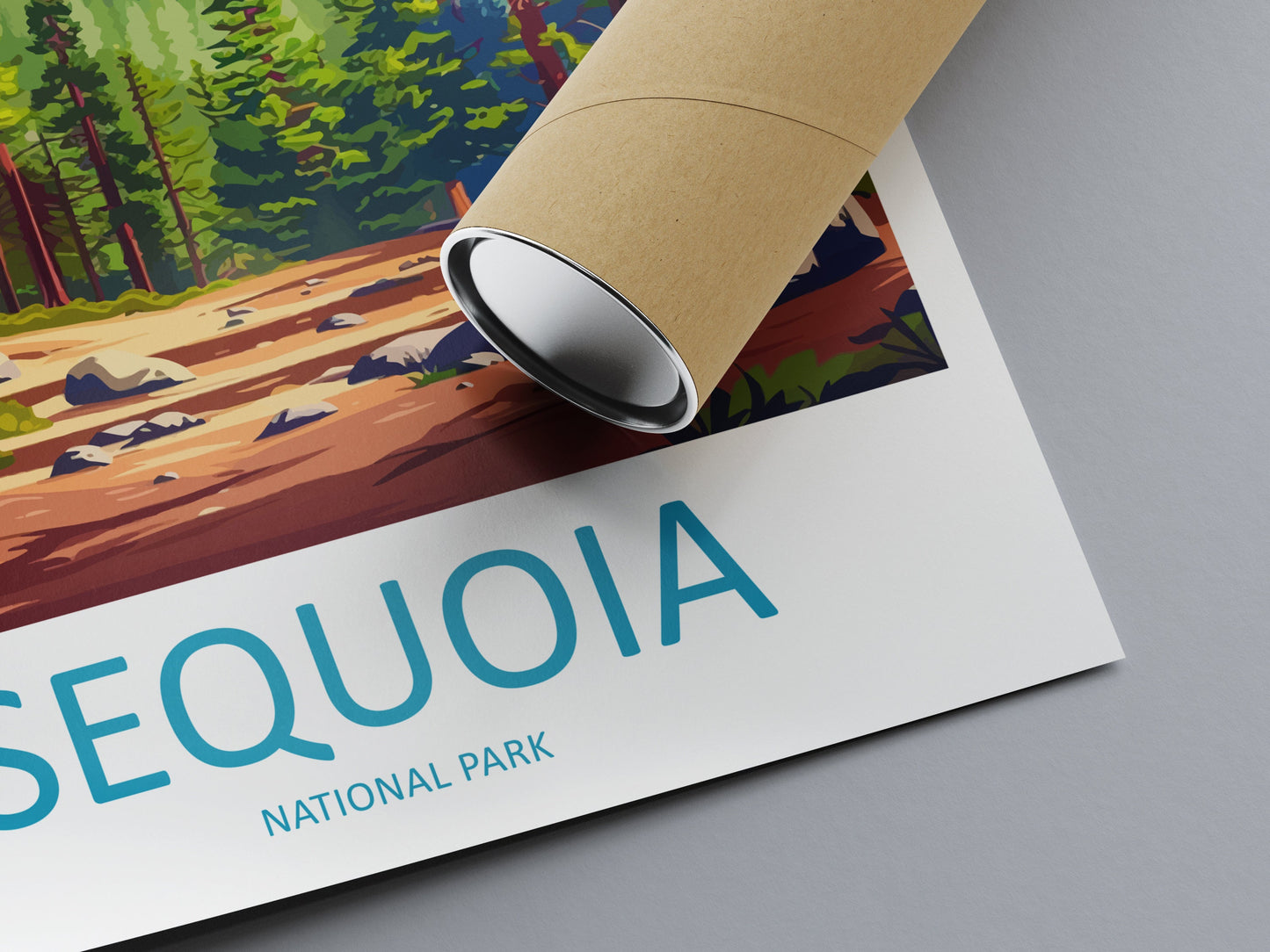 Sequoia National Park Travel Print Wall Art Sequoia Wall Hanging Home Décor Sequoia Gift Art Lovers California Art Lover Gift