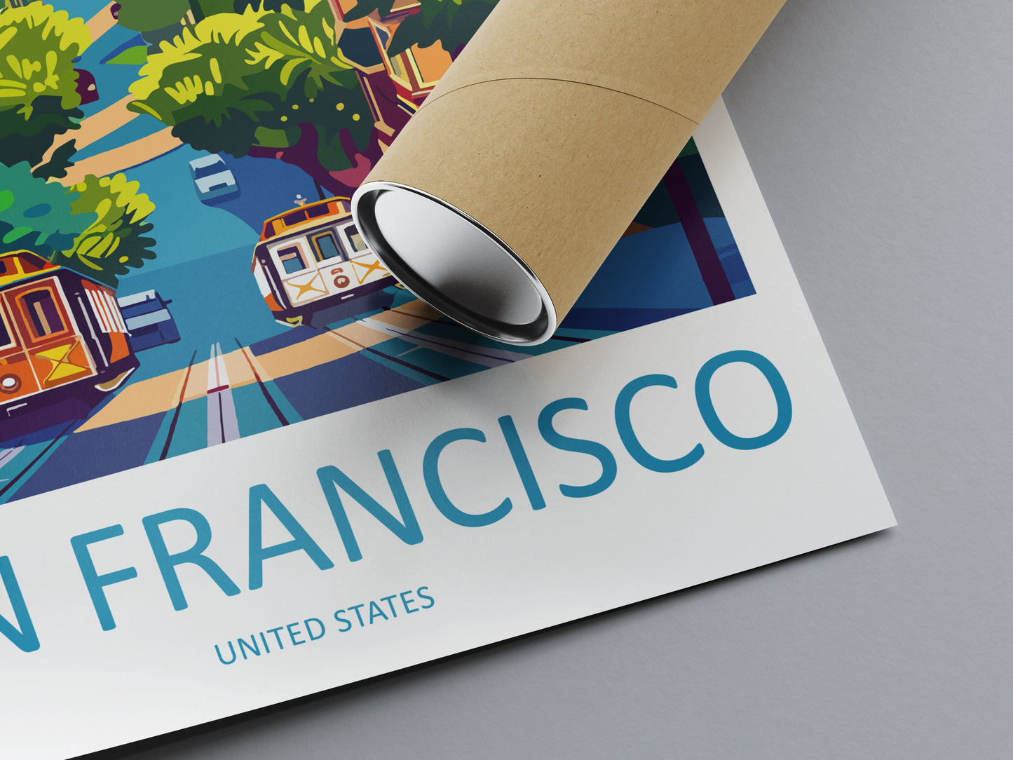 San Francisco Golden Gate Travel Print Wall Art San Francisco Wall Hanging Home Décor San Francisco Gift Art Lovers California Art Lover