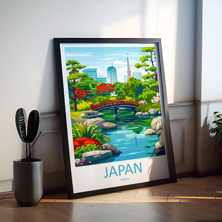 Japan Travel Print Wall Art Japan Wall Hanging Home Décor Japan Gift Art Lovers Tokyo Art Lover Gift Tokyo Travel Gift