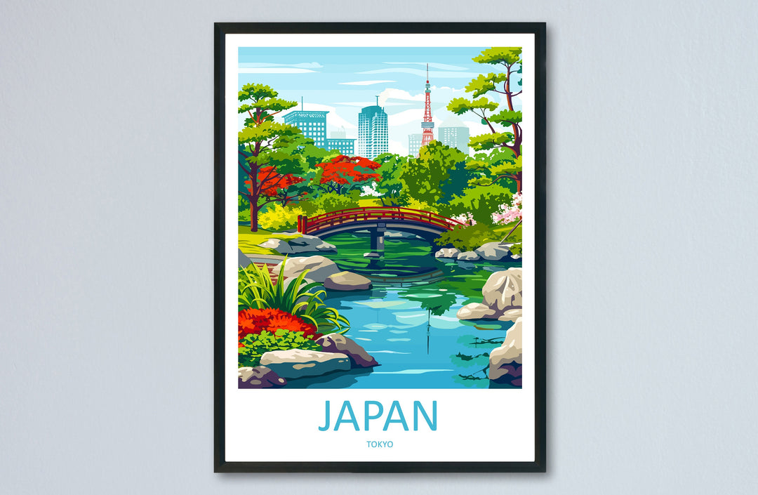 Japan Travel Print Wall Art Japan Wall Hanging Home Décor Japan Gift Art Lovers Tokyo Art Lover Gift Tokyo Travel Gift
