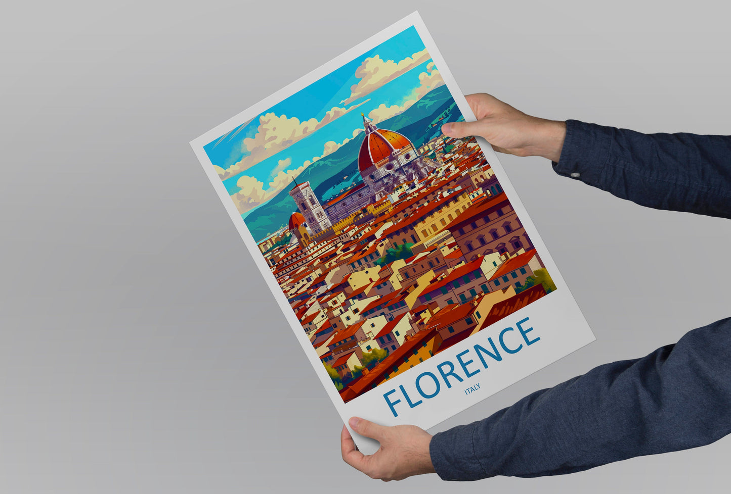 Florence Travel Print Wall Art Florence Italy Wall Hanging Home Decoration Florence Gift Art Lovers Wall Art Print Florence Italy Wall Print