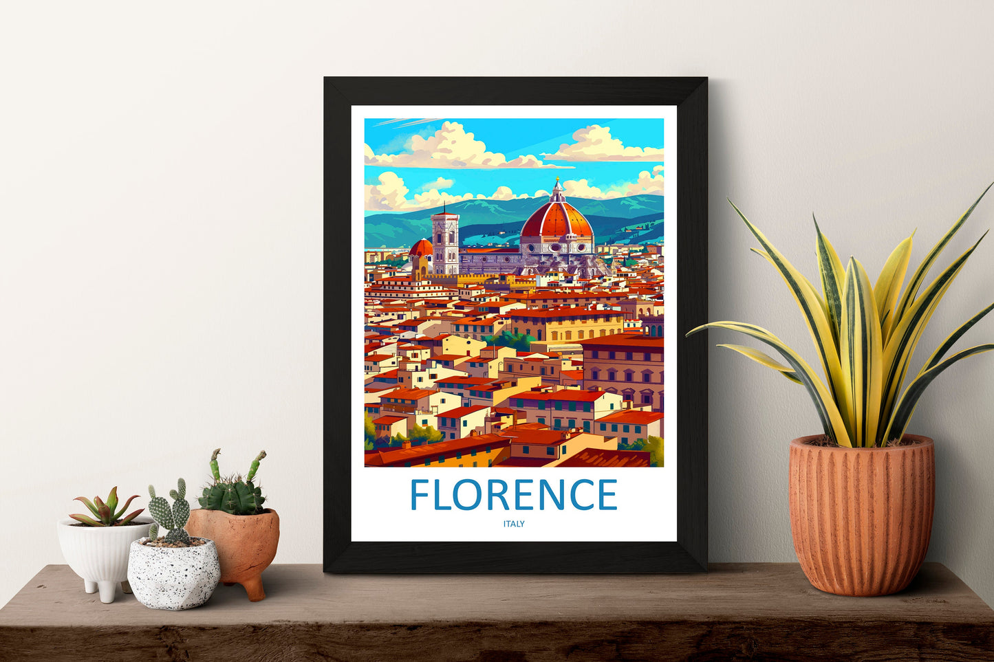 Florence Travel Print Wall Art Florence Italy Wall Hanging Home Decoration Florence Gift Art Lovers Wall Art Print Florence Italy Wall Print