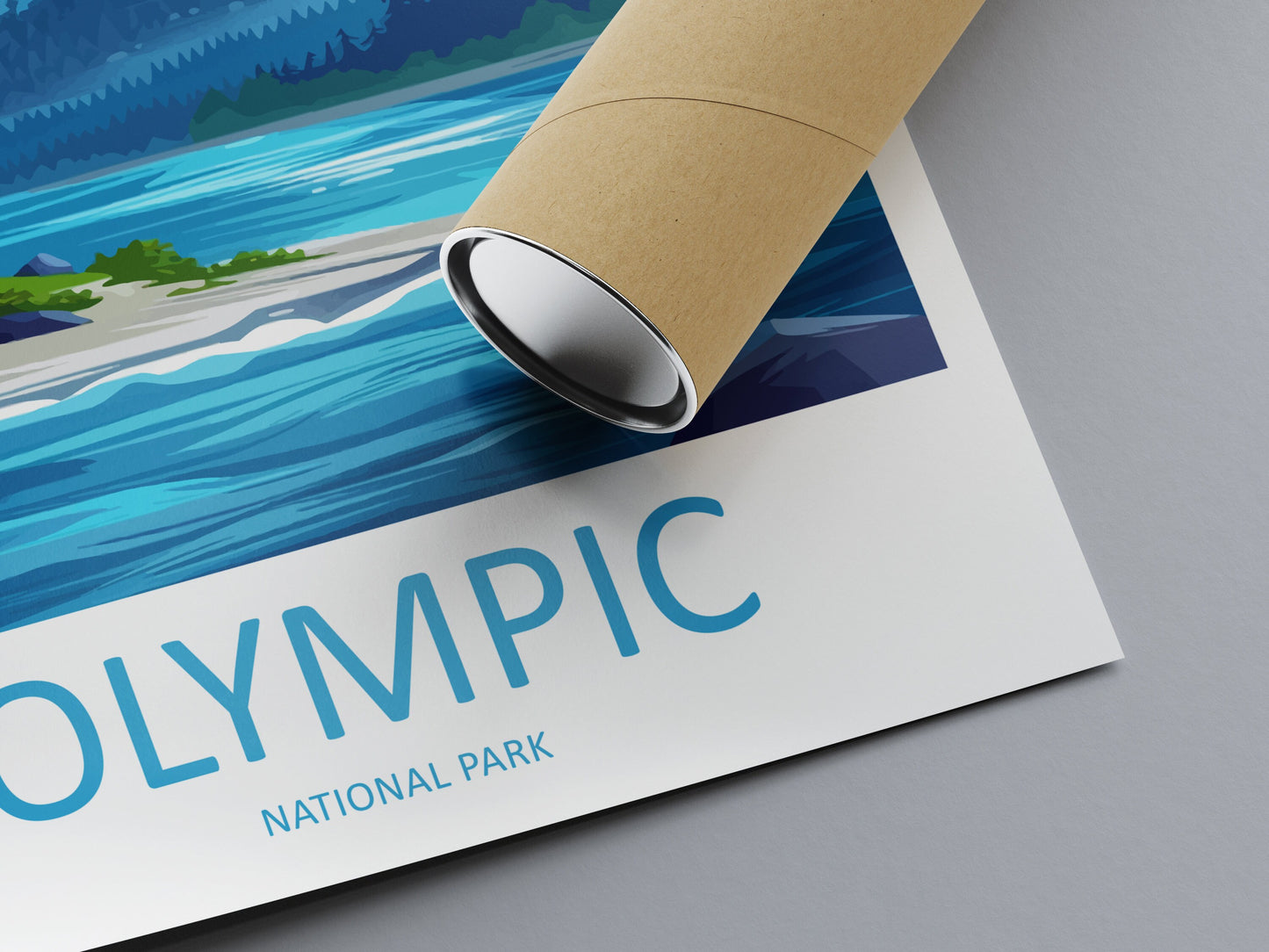 Olympic National Park Travel Print Wall Art Olympic National Park Wall Hanging Home Décor Olympic National Park Art Gift Poster