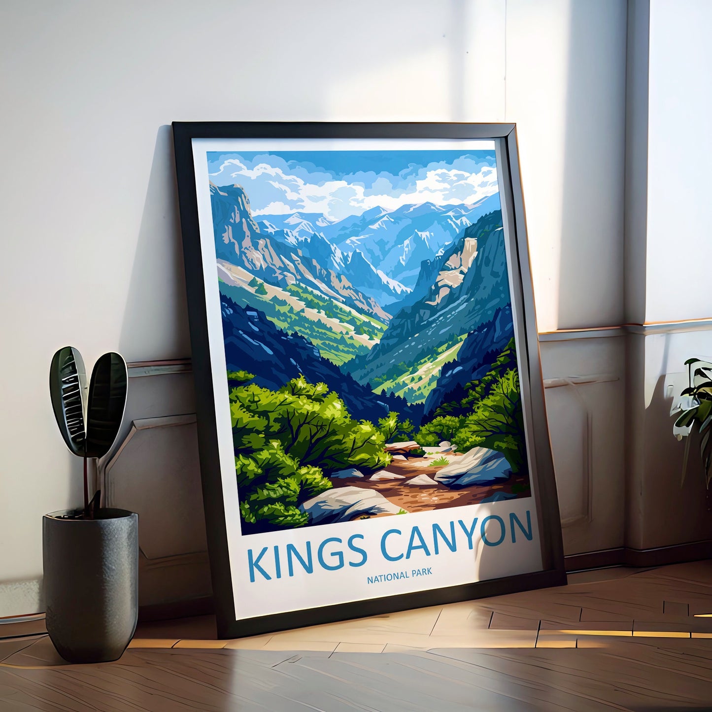 Kings Canyon National Park Travel Print Wall Art Kings Canyon National Park Wall Hanging Home Décor Kings Canyon National Park Gift Art