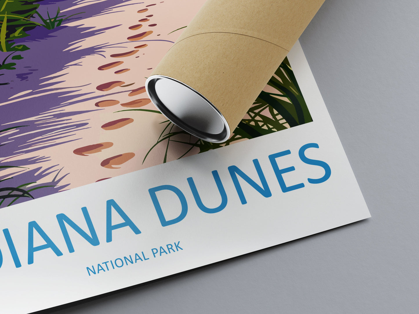 Indiana Dunes Travel Print Wall Art Indiana Dunes Wall Hanging Home Decor National Park Gift Indiana Dunes Lovers National Park Art