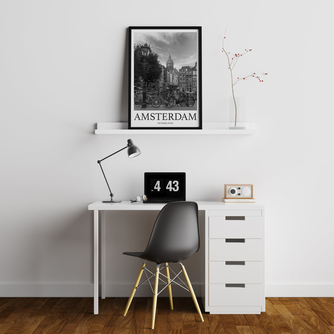 Amsterdam Photo Print of Amsterdam Travel Photo Netherlands Art Decor Photo Travel Art Gift For Travel Artwork Wall Art Framed Photo Print