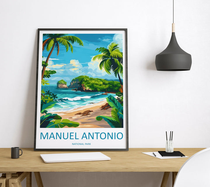 Manuel Antonio Park Travel Print Wall Art Manuel Antonio Wall Hanging Home Décor Costa Rica Gift Art Lovers Wall Art Manuel Antonio Print