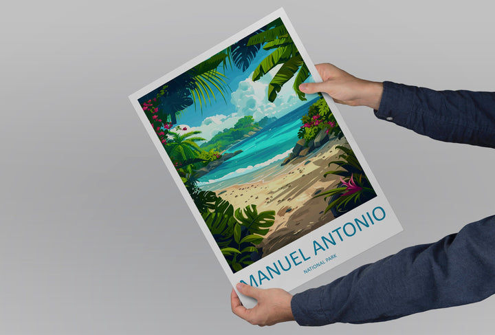 Manuel Antonio Park Travel Print Wall Art Manuel Antonio Wall Hanging Home Décor Costa Rica Gift Art Lovers Wall Art Manuel Antonio Print