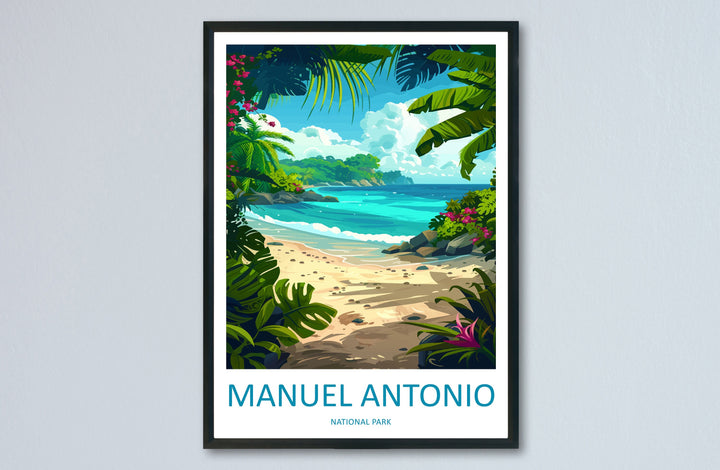 Manuel Antonio Park Travel Print Wall Art Manuel Antonio Wall Hanging Home Décor Costa Rica Gift Art Lovers Wall Art Manuel Antonio Print