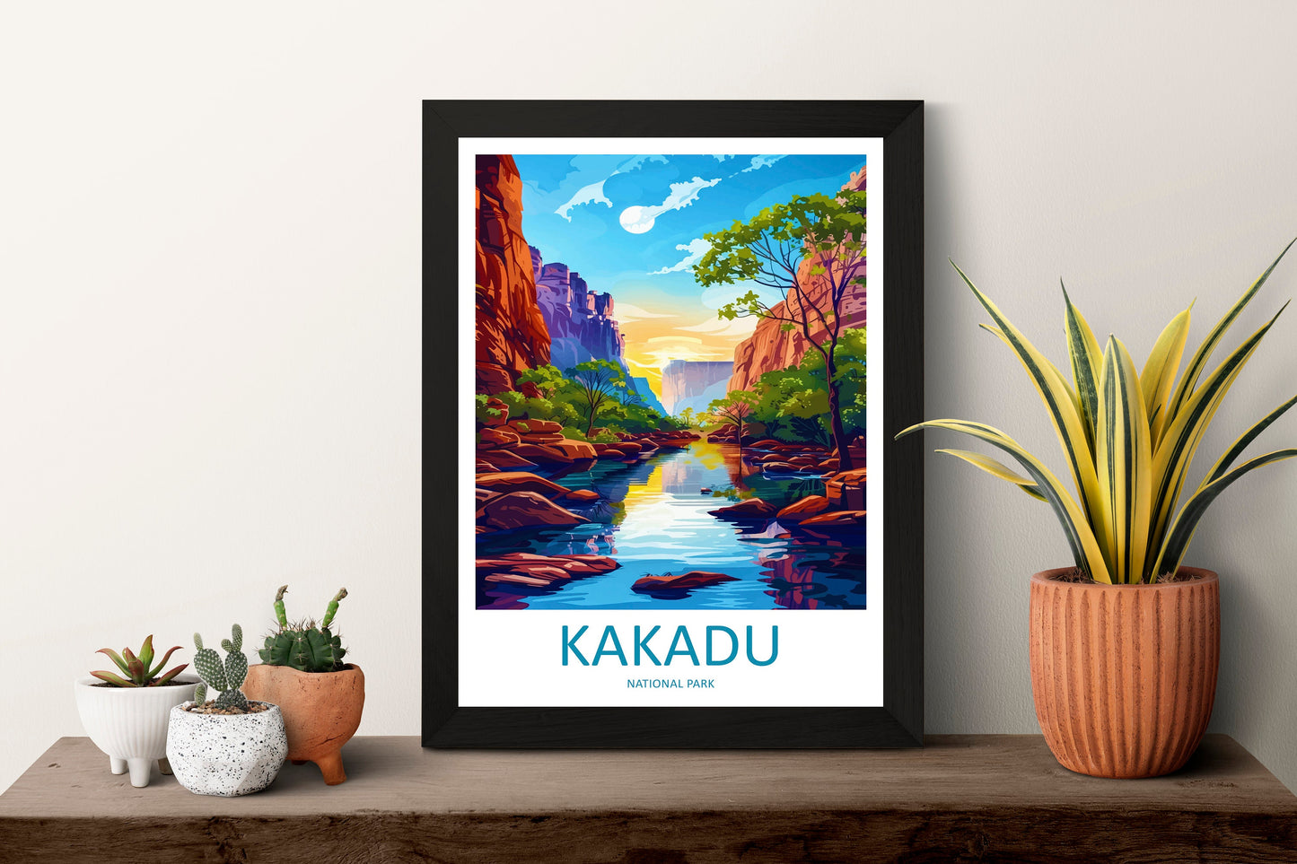 Kakadu National Park Travel Print Wall Art Kakadu Wall Hanging Home Décor Kakadu Gift Art Lovers Wall Art Australia Travel Print