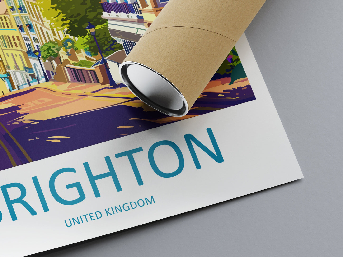 Brighton Travel Print Wall Art Brighton Wall Hanging Home Decoration Brighton Gift Art Lovers Wall Art Print Art Brighton Travel Poster