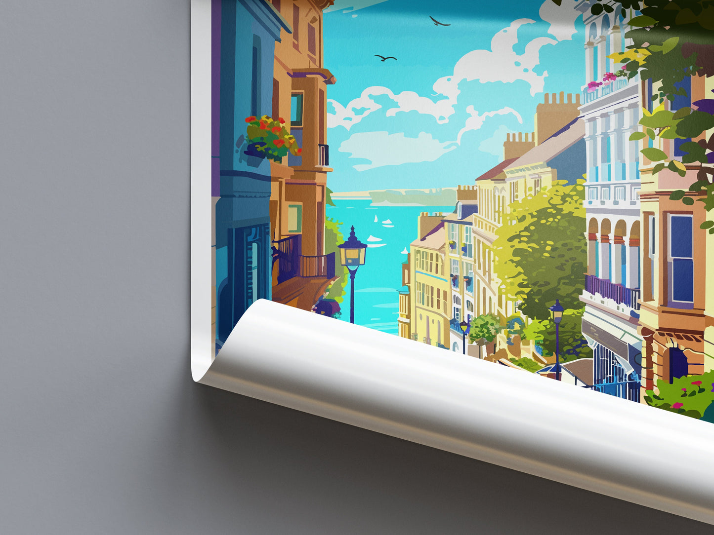 Brighton Travel Print Wall Art Brighton Wall Hanging Home Decoration Brighton Gift Art Lovers Wall Art Print Art Brighton Travel Poster