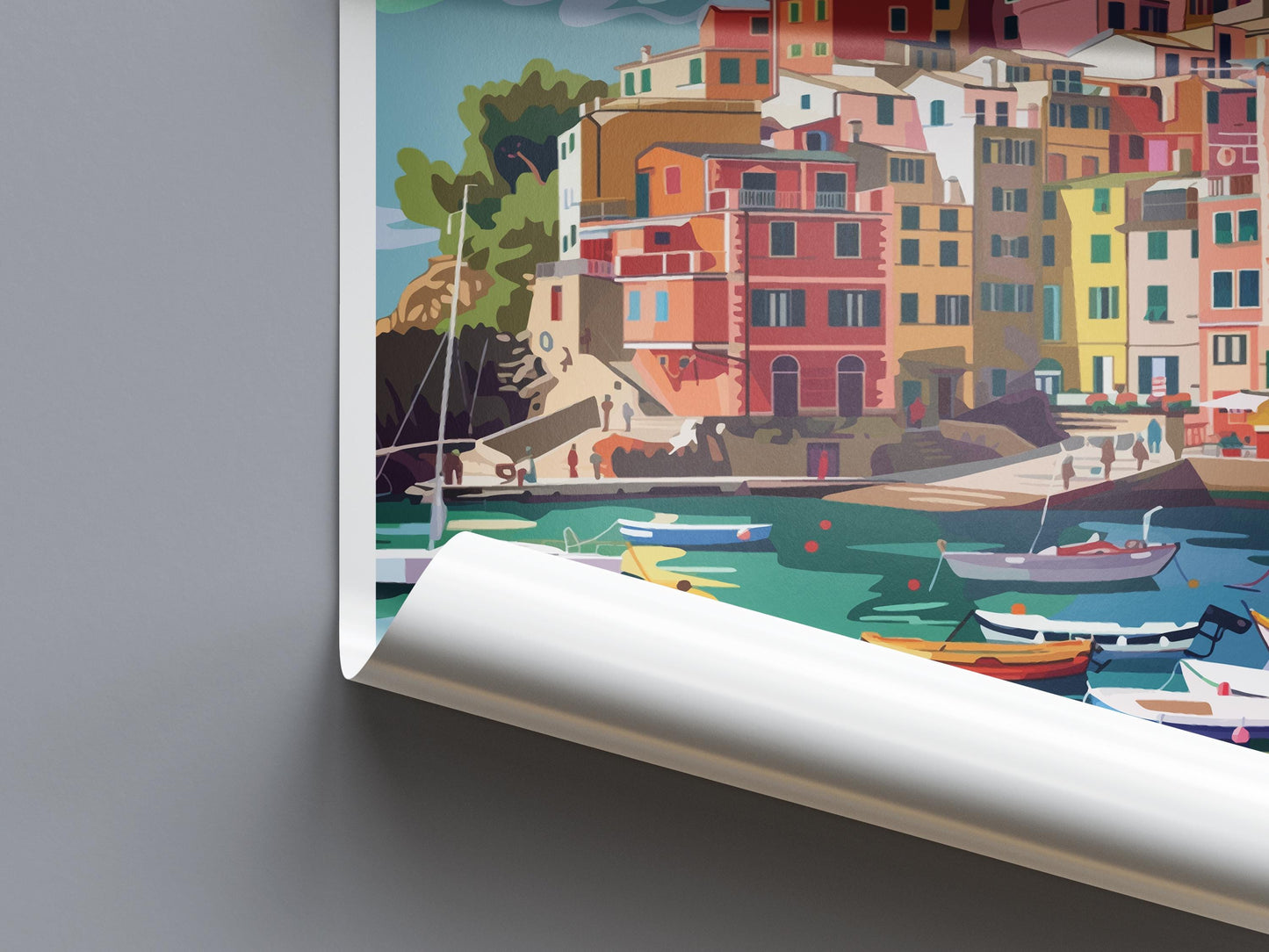 Porto Venere Travel Print Wall Art Porto Venere Wall Hanging Home Décor Porto Venere Italy Gift Art Lovers Italy Art Gift Porto Venere Italy