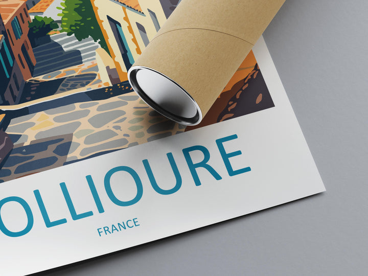 Collioure Travel Print Wall Art Collioure France Wall Hanging Home Décor Collioure France Gift Art Lovers Collioure France Art Gift France