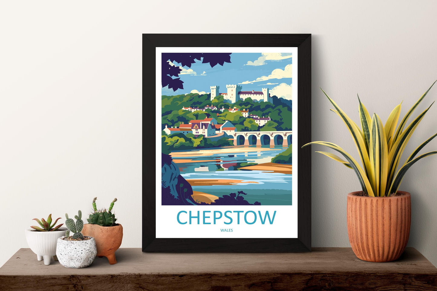 Chepstow Print Home Decor Landscape Art Print Chepstow Wall Art for Nature Enthusiast Gift Wall Hanging Chepstow poster Art