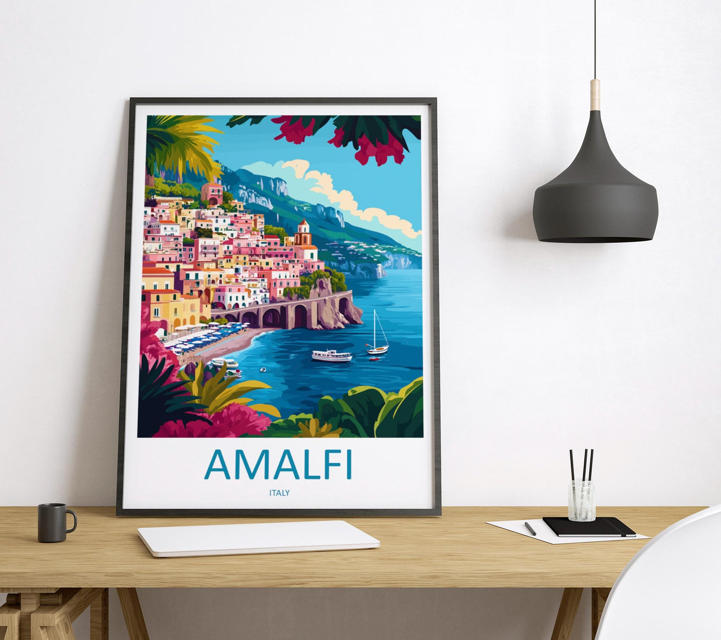 Amalfi Travel Print